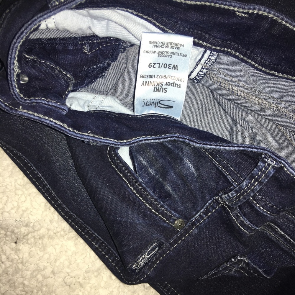 Silver jeans